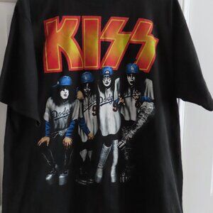 Vintage KISS T-Shirt Dodger Stadium Psycho Circus Halloween Tour 1998